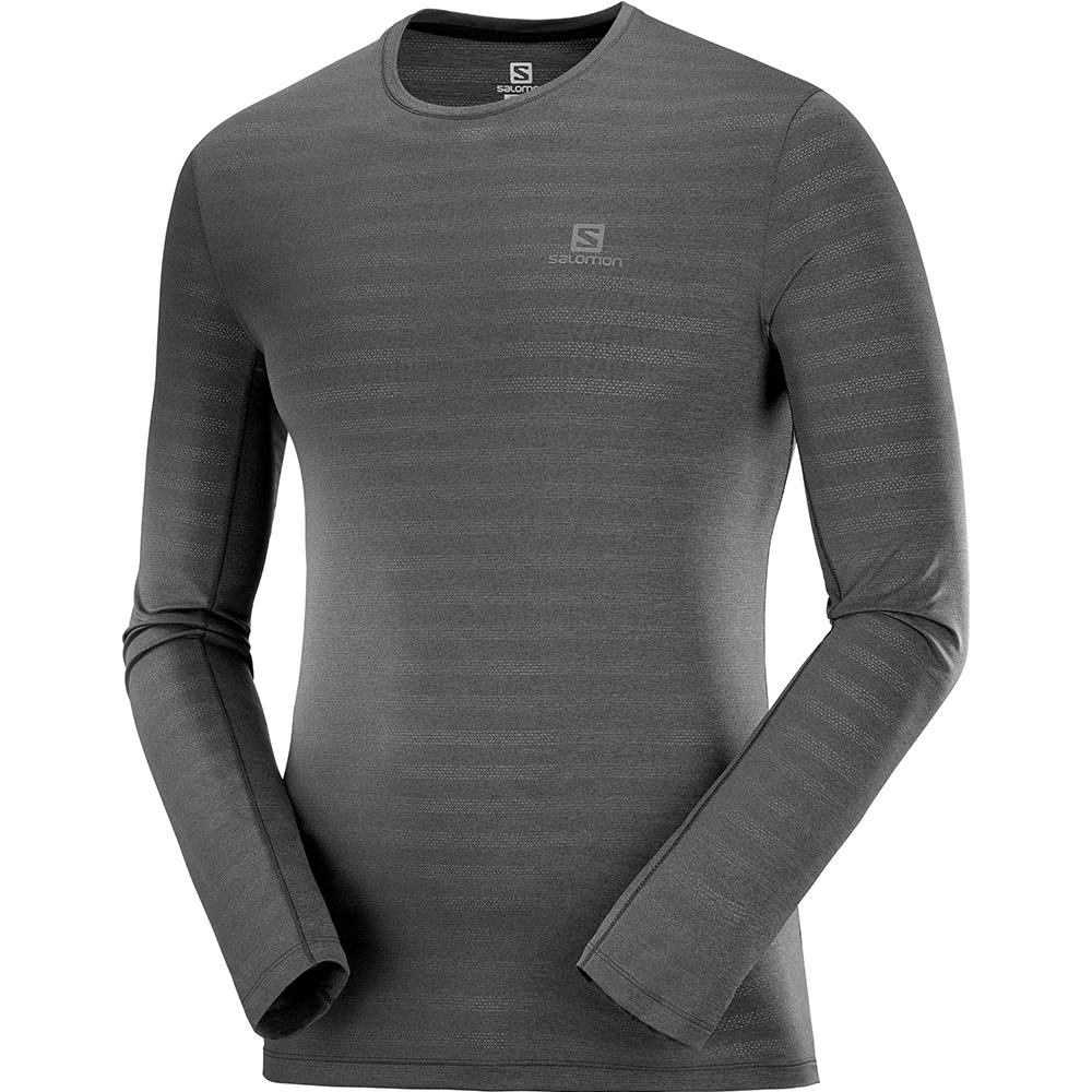 Tops Salomon Homme Noir - Salomon XA LS M - France (8569-UROBA)